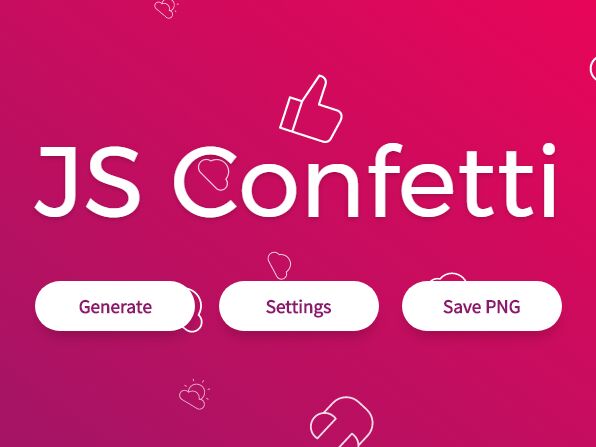 Confetti Generator with JS